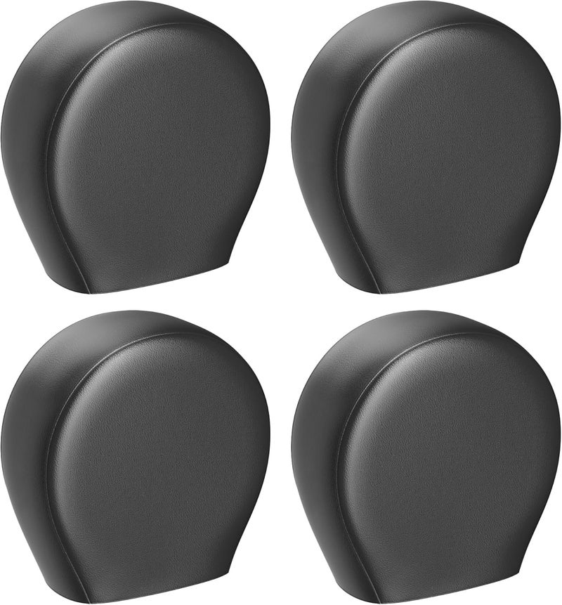 MOONET Tough Tire Covers for RV Wheel (4 Pack), Heavy Duty Thicken Sun Protectors for Truck Motorhome Boat Trailer Camper Van SUV Black for Diameter 24"-26" - Image 4